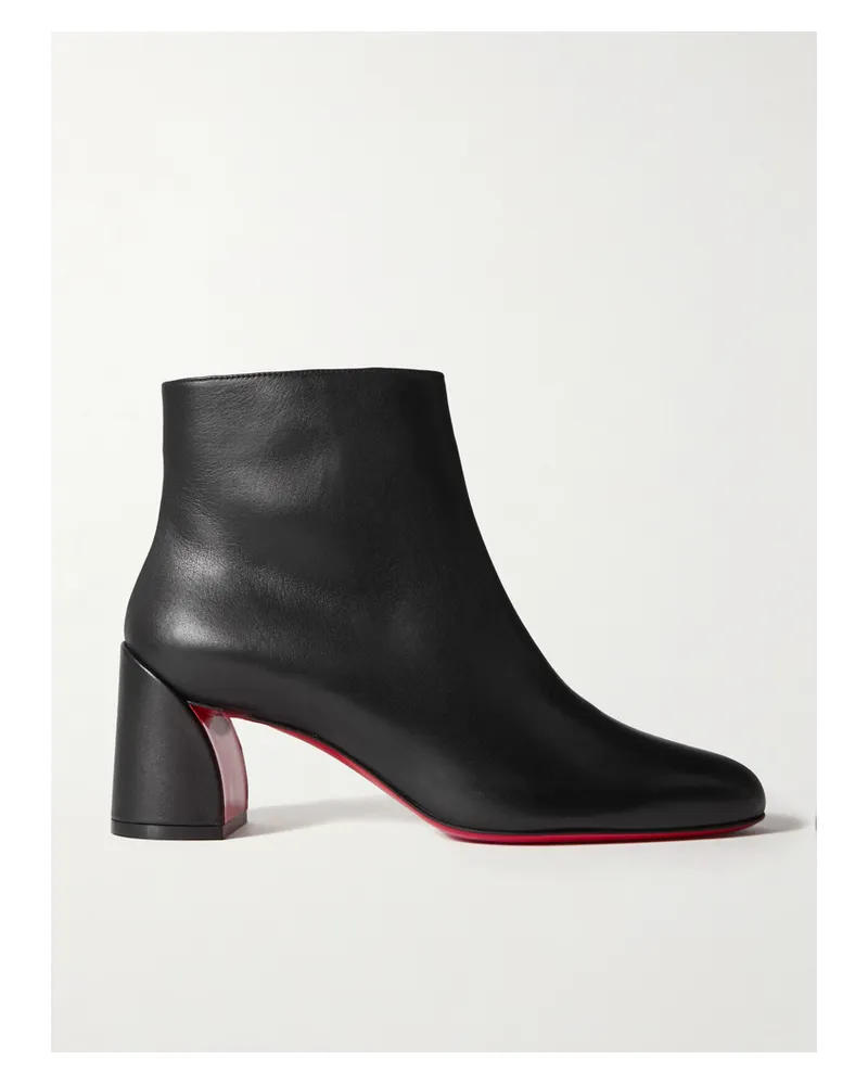 Christian Louboutin Turela 55 Ankle Boots Aus Leder - Schwarz Schwarz