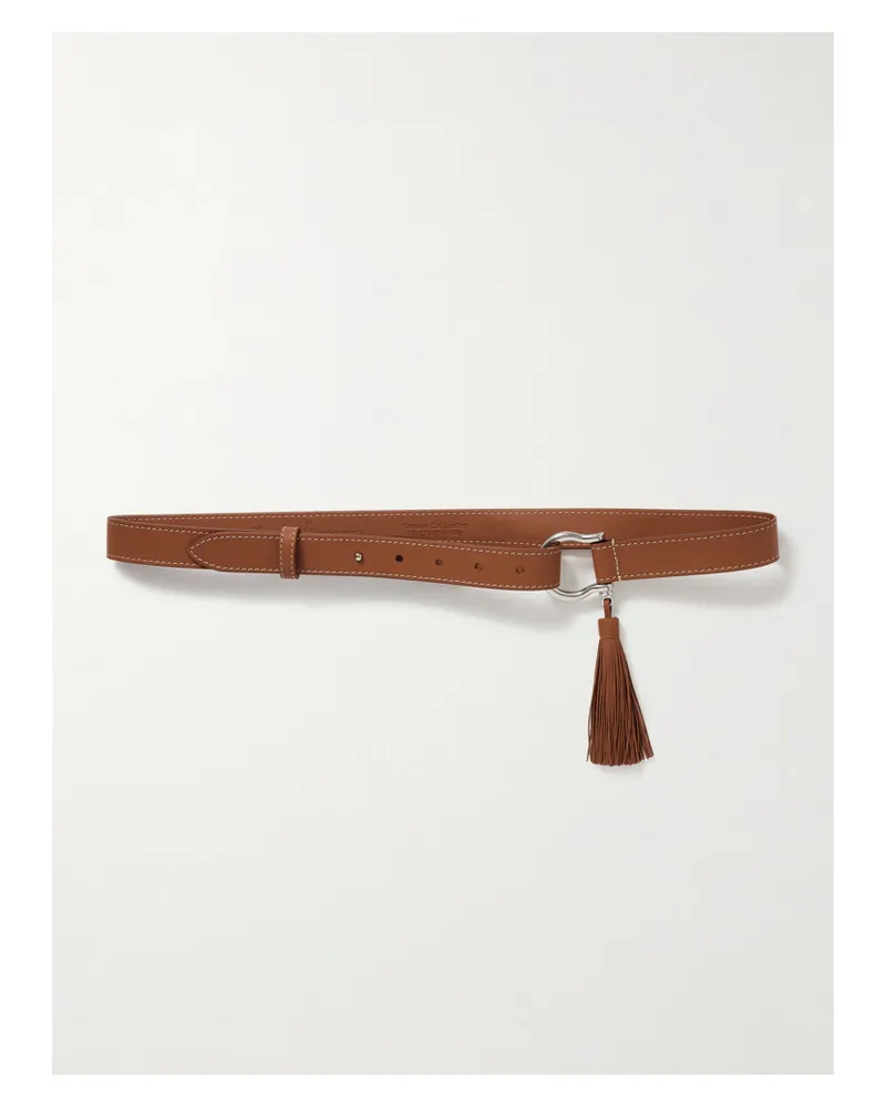 Anderson's Gürtel Aus Leder Mit Troddel - Braun Braun
