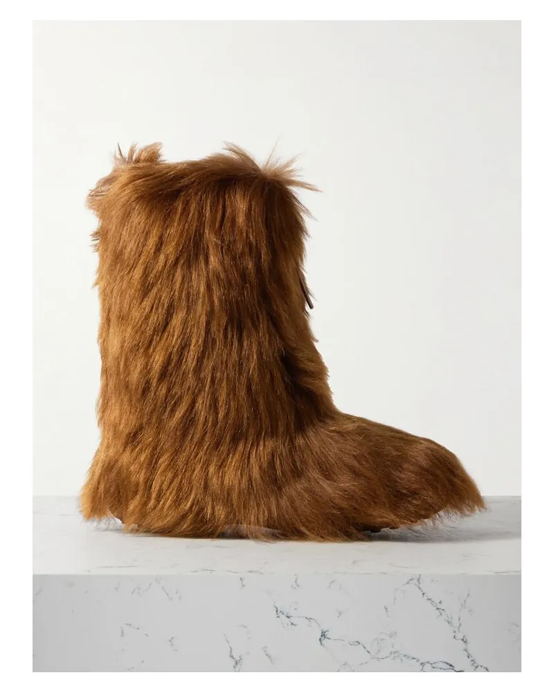 TOD'S Ankle Boots Aus Shearling - Braun Braun