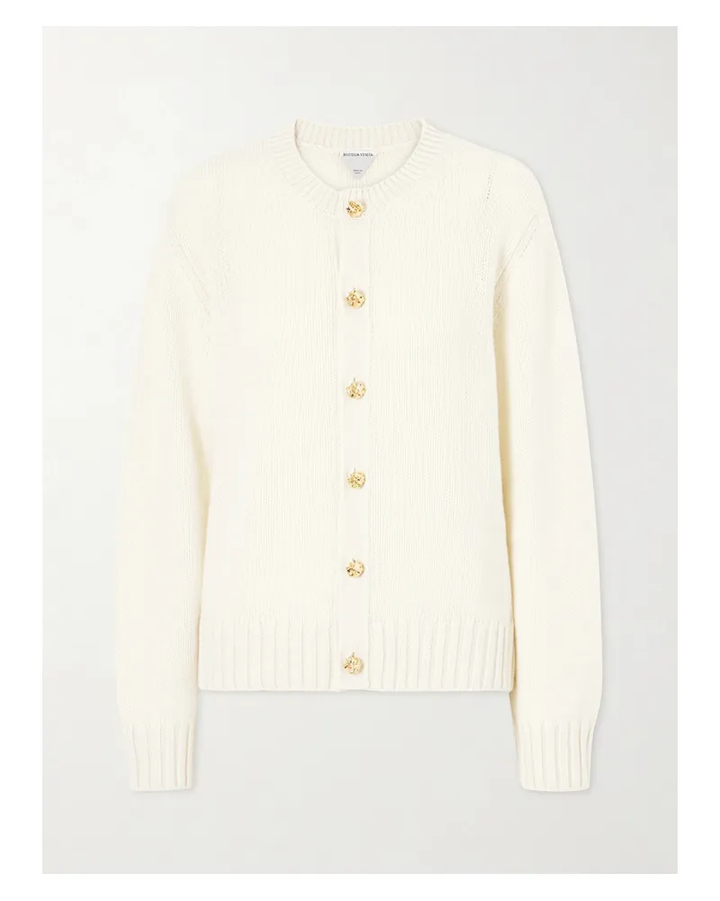 Bottega Veneta Cashmere Cardigan - Neutrals Neutrals