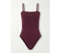 Les Essentiels Aquarelle Badeanzug - Burgunder