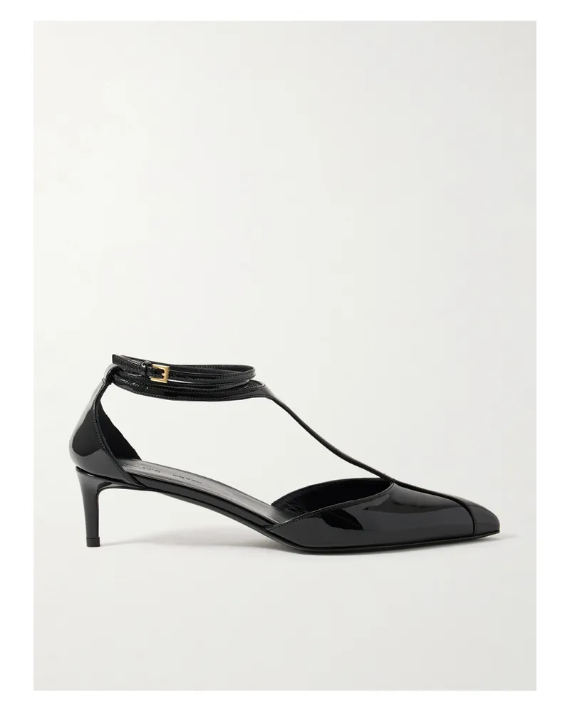 KHAITE Mia Patent-leather Pumps - Black Black