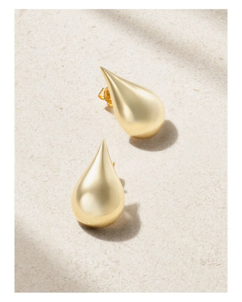 MATEO Water Droplet Ohrringe Aus 14 Karat Gold Gold