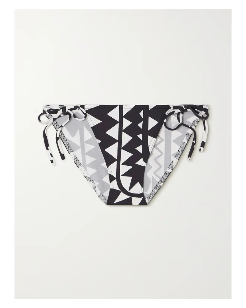 Eres Mirage Bedrucktes Bikini-höschen - Schwarz Schwarz
