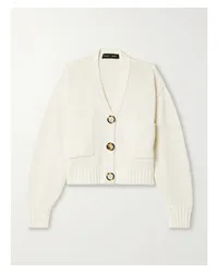 Proenza Schouler Sofia Verkürzter Cardigan aus einer Baumwollmischung Weiß