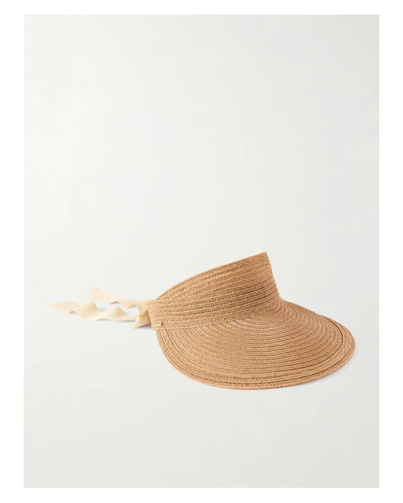 Eugenia Kim Ricky Visor Aus Hanf Mit Ripsbandbesatz - Braun Braun