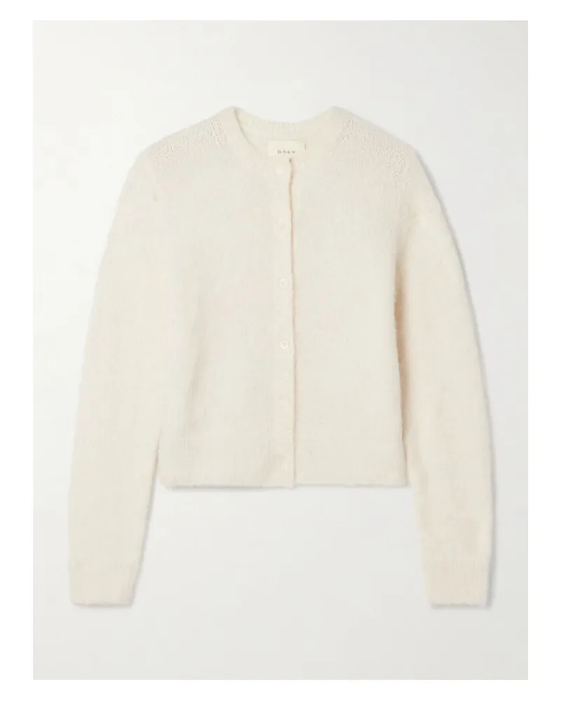 DÔEN Lilette Cardigan Aus Einer Alpakawollmischung - Creme Creme