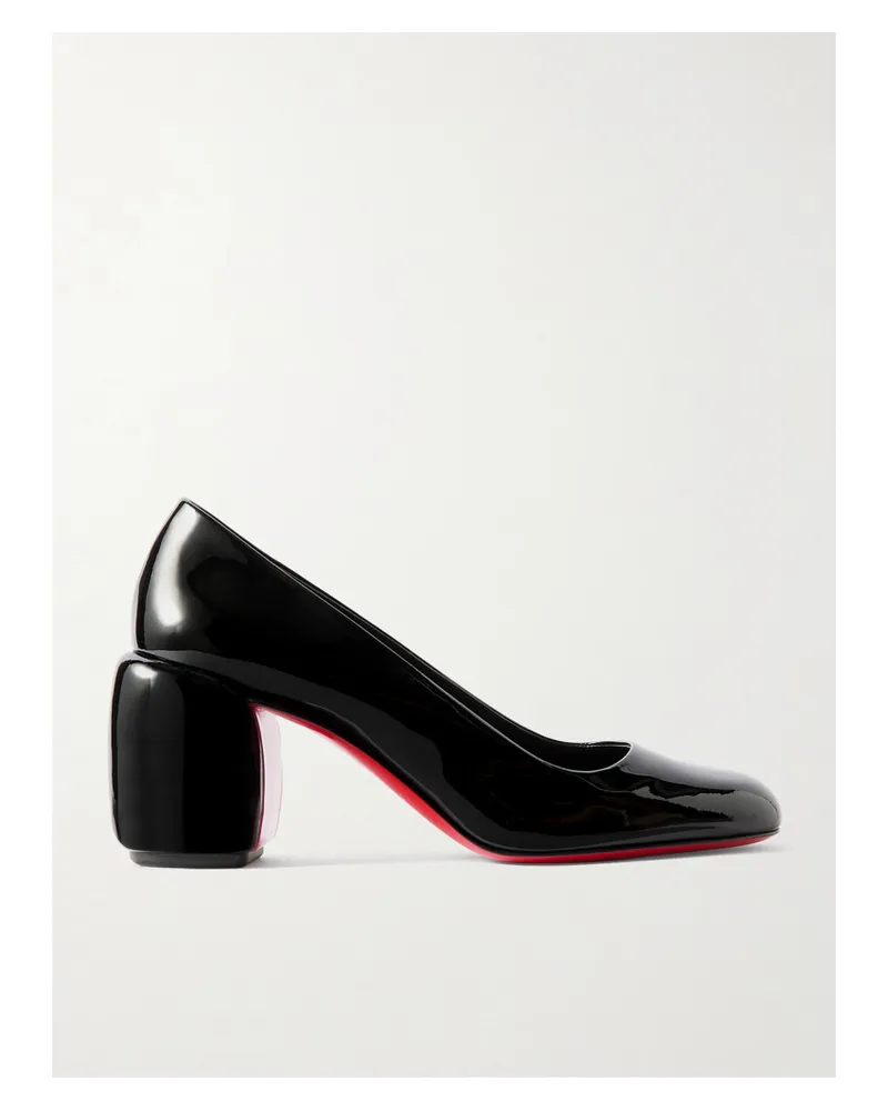 Christian Louboutin Minny 70 Pumps aus Lackleder Schwarz