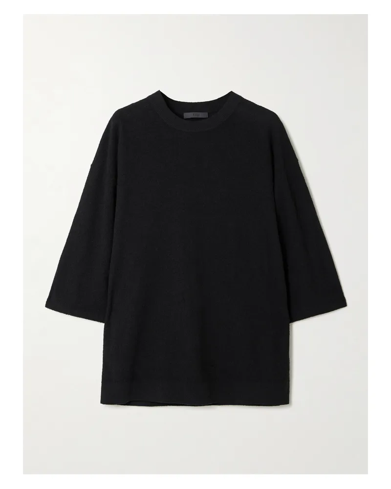 tibi Sable Cotton-blend Jersey T-shirt - Black Black