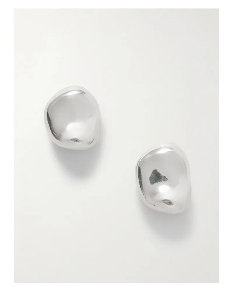 AGMES Gia Small Ohrringe Aus Recyceltem Silber Silber