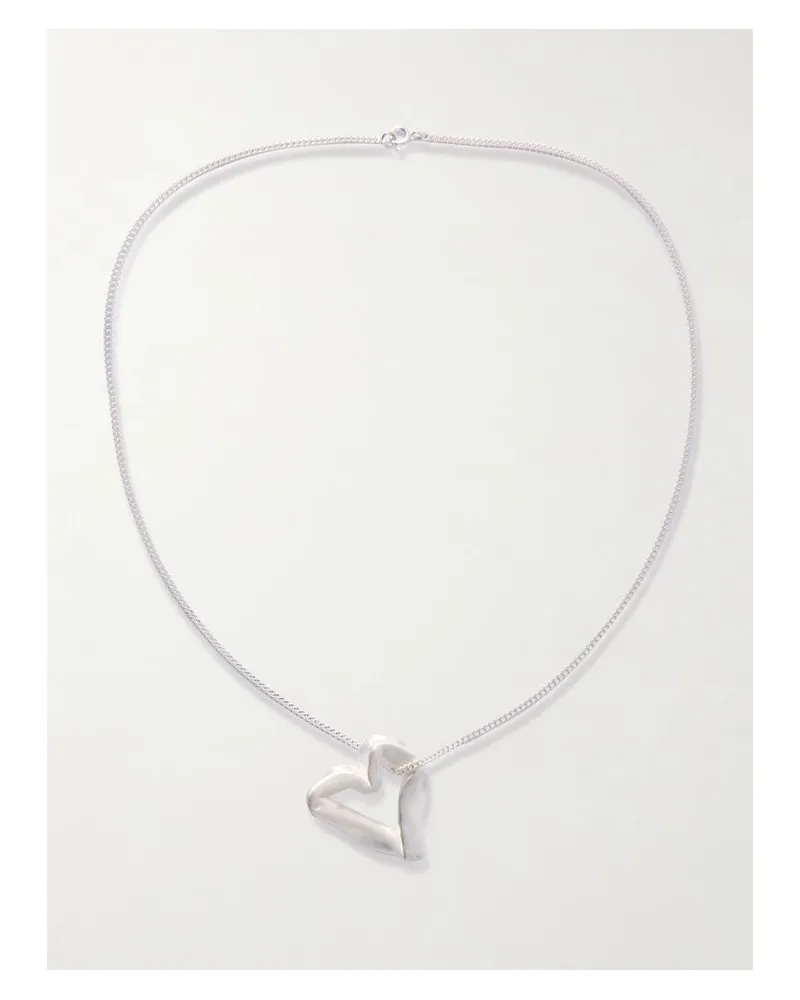 Completedworks The Heart Is Not A Metaphor Kette Aus Silber Silber