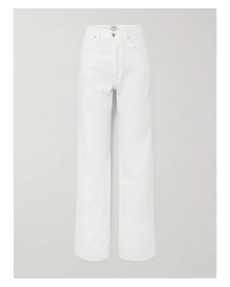 Citizens of humanity Annina High-rise Straight-leg Jeans - White White