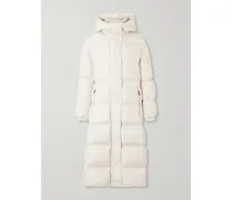 Chamer Hooded Quilted Shell Down Coat - White