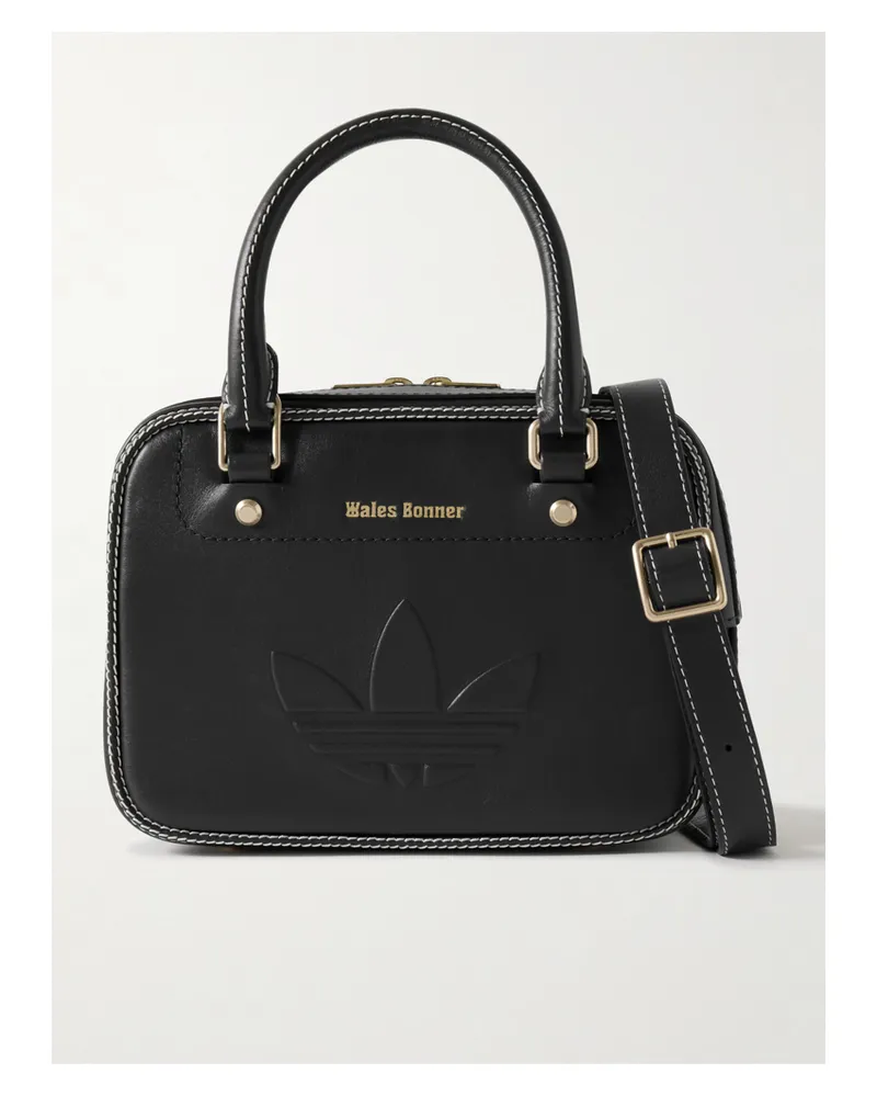 adidas Wales Bonner Schultertasche Aus Leder Mit Logoprint - Braun Braun