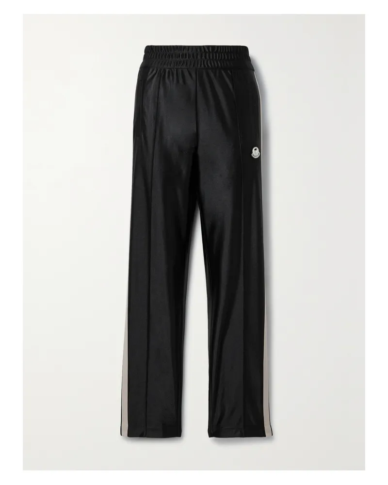 Moncler 8 Palm Angels Jogginghose Aus Technischem Baumwoll-jersey Mit Streifen - Schwarz Schwarz