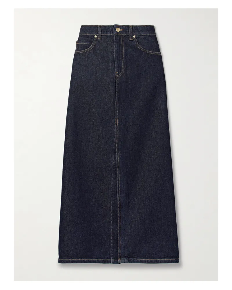 Ulla Johnson Anais Maxi-jeansrock - Blau Blau