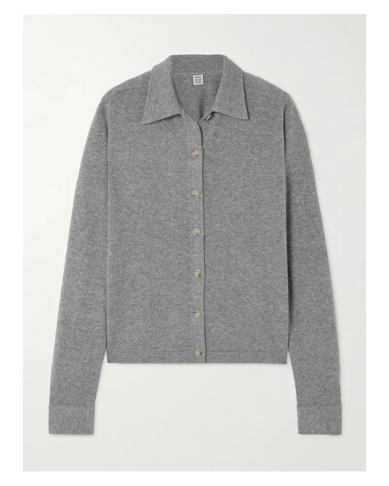 Totême Cardigan Aus Kaschmir - Grau Grau