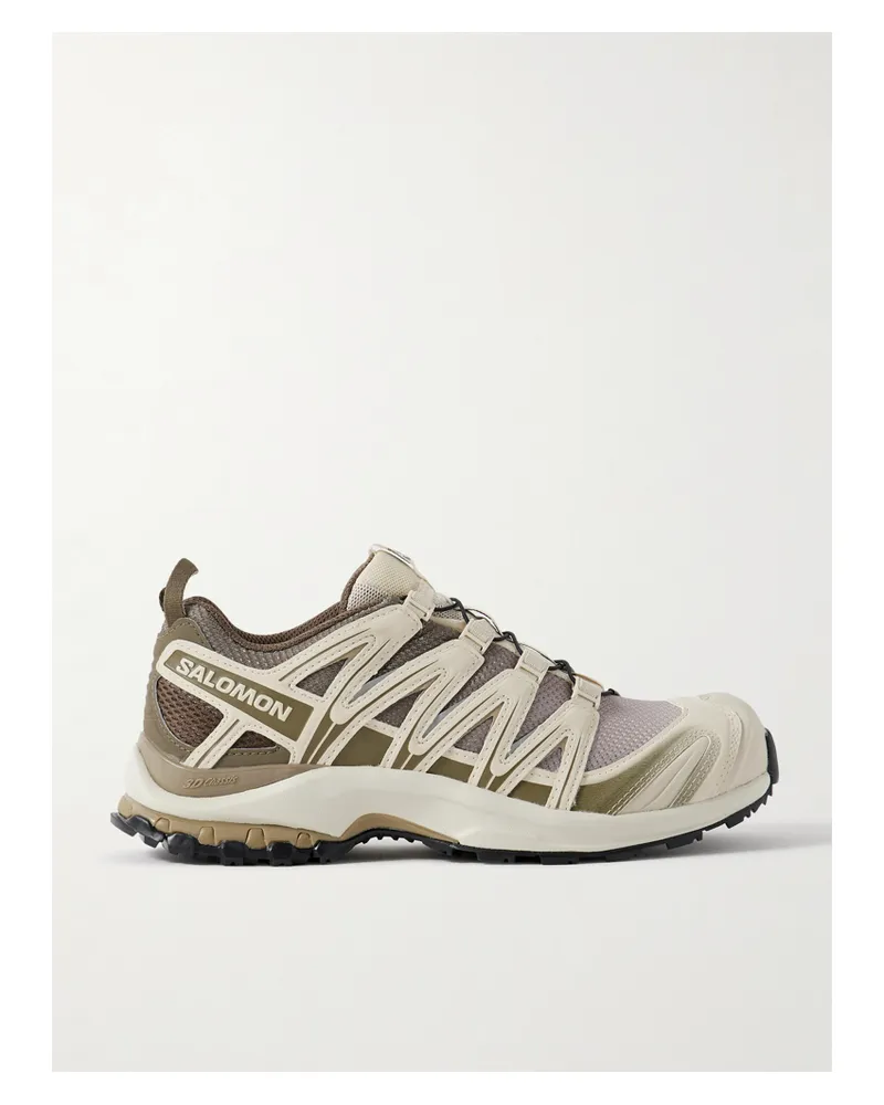 Salomon Xa Pro 3d Sneakers Aus Mesh Mit Gummibesätzen - Braun Braun