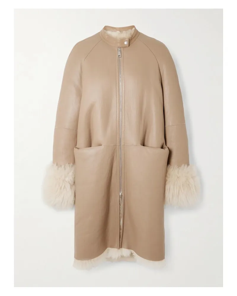 Totême Avalan Wendbarer Mantel Aus Shearling - Braun Braun