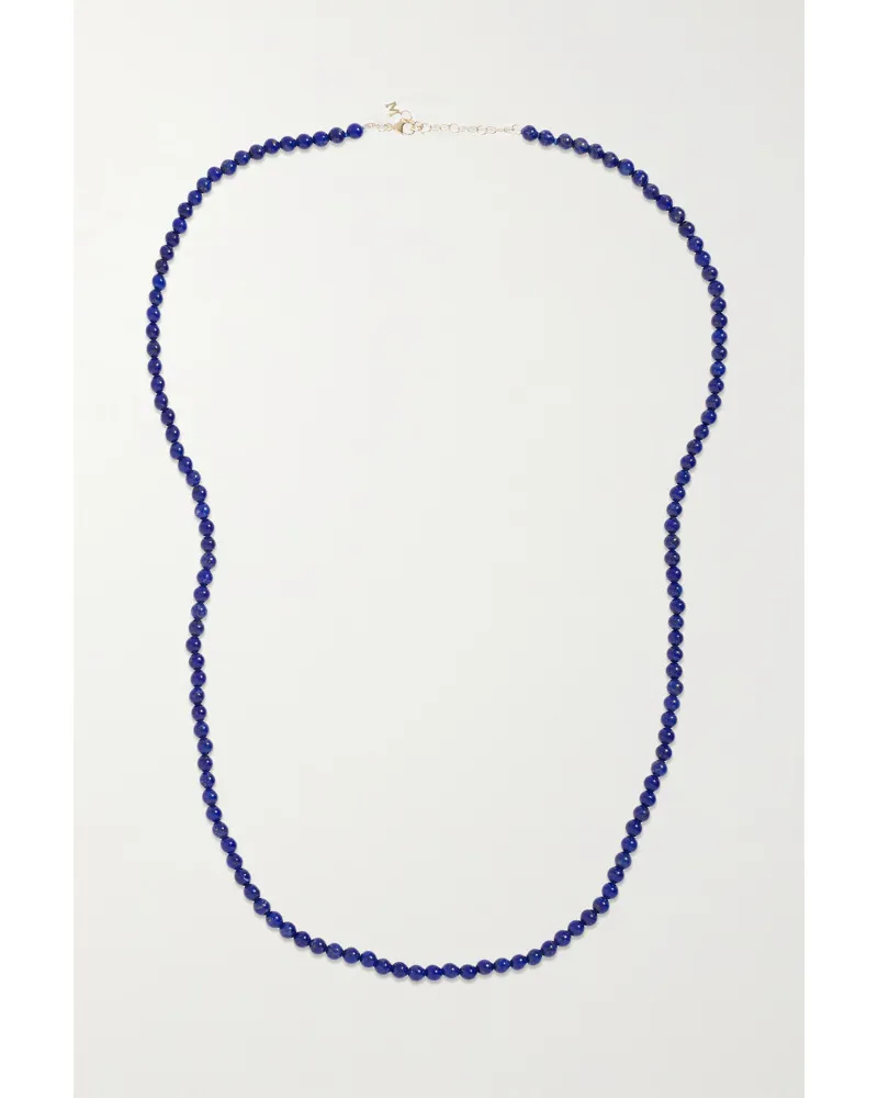 MATEO Kette mit Lapislazuli Und Details aus 14 Karat Gold