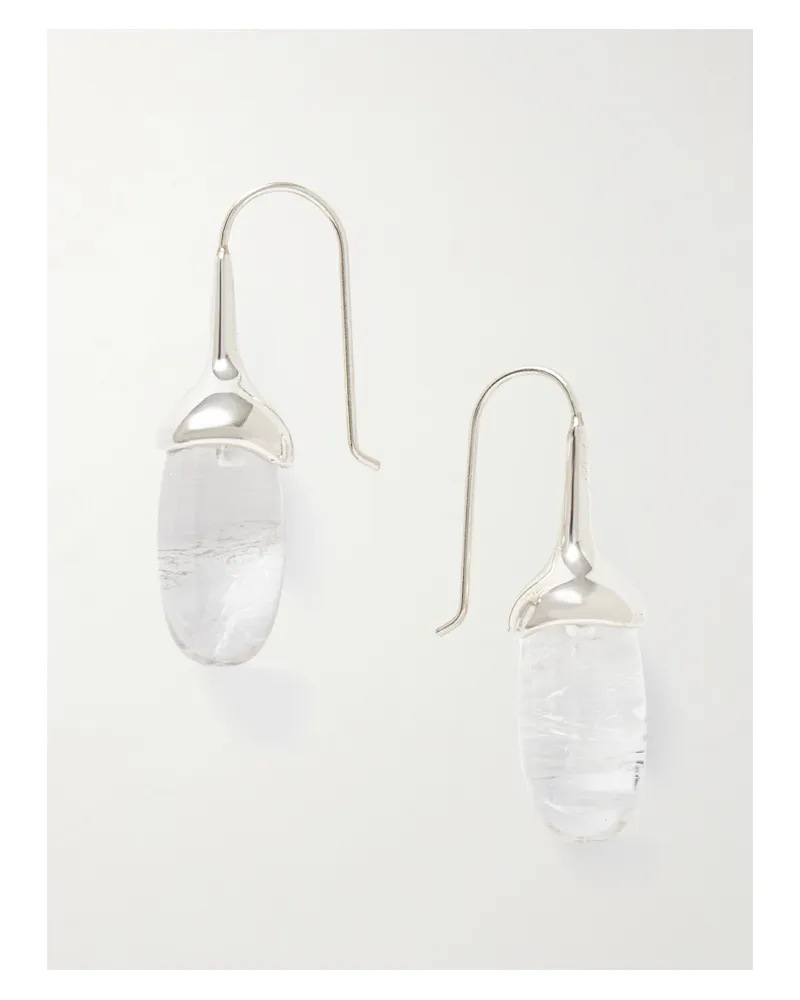 Sophie Buhai Dripping Stone Ohrringe Aus Silber Mit Bergkristallen Silber