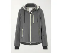 Jacke Aus Einer Wollmischung Mit Shearling-besatz - Grau