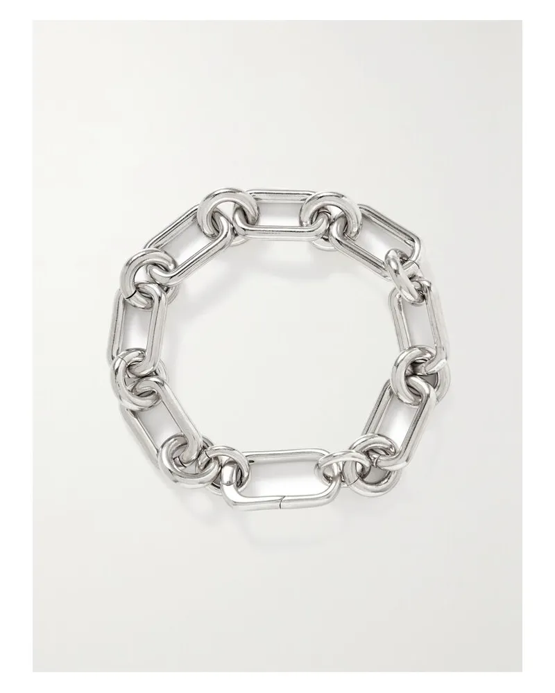 Laura Lombardi Net Sustain Cresca Recyceltes Armband Mit Platinauflage - Silber Silber