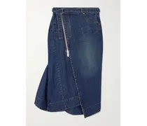 Midi-jeansrock - Blau