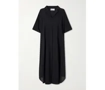 Cotton-voile Kaftan - Black