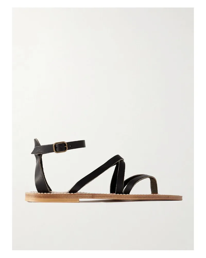 K.Jacques  Epicure Sandalen Aus Leder - Schwarz Schwarz