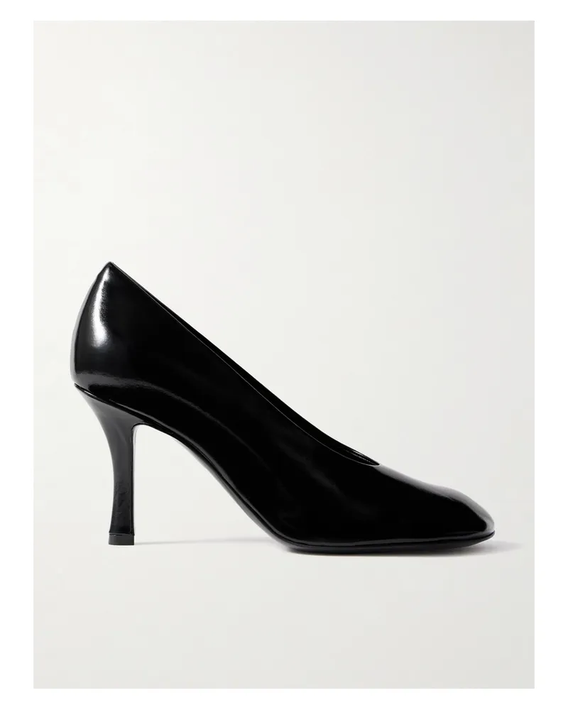 Burberry Pumps Aus Glanzleder - Schwarz Schwarz