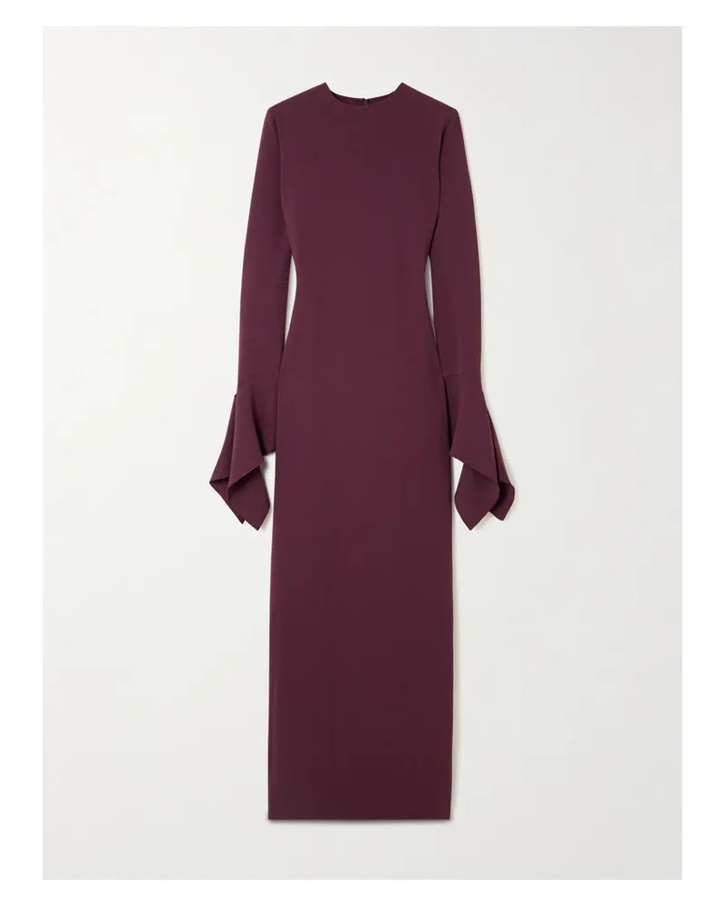 Solace London Blake Robe Aus Crêpe - Lila Lila