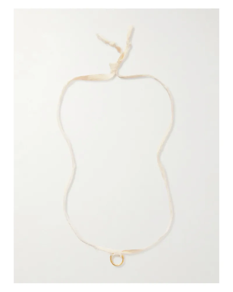 Alighieri The Aria Gefranste Kette Mit Goldfarbenem Detail Gold