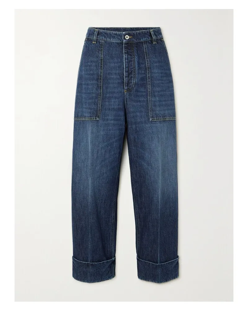 Bottega Veneta Hoch Sitzende Jeans Mit Geradem Bein - Blau Blau