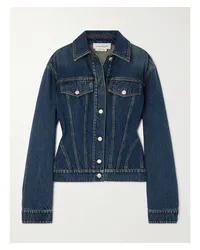 Alexander McQueen Jeansjacke Blau