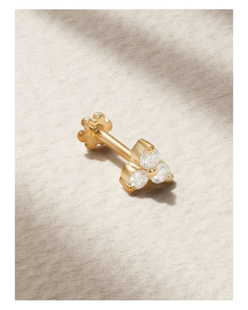 Maria Tash Trinity Ohrstecker Aus 18 Karat Gold Mit Diamanten Gold