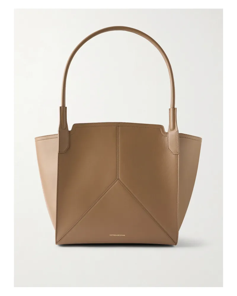 Victoria Beckham Victoria Leather Tote - Brown Brown