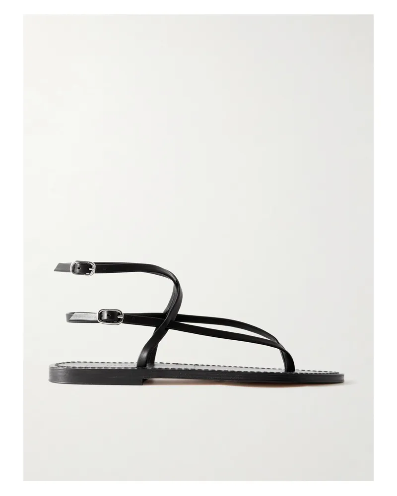 K.Jacques  Abako Leather Sandals - Black Black