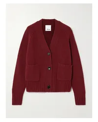 ALLUDE Cardigan aus Einer Woll-kaschmirmischung Rot