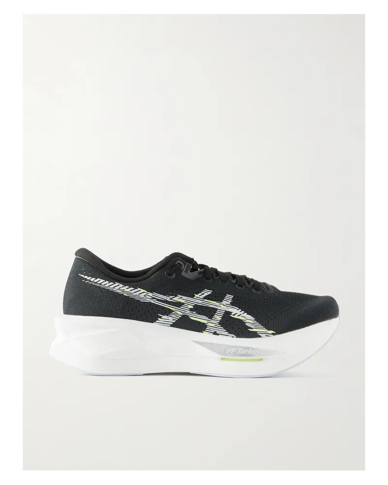 Asics Sonicblast Sneakers Aus Stretch-strick Mit Prints - Schwarz Schwarz