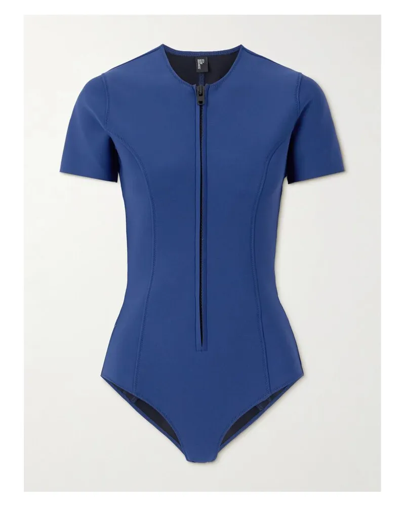 Lisa Marie Fernandez Farrah Badeanzug Aus Neopren - Blau Blau