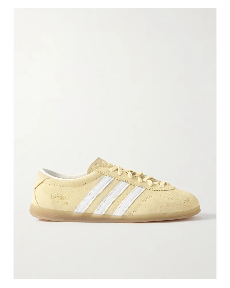 adidas Gazelle Lo Pro Sneakers Aus Veloursleder Mit Lederbesätzen - Gelb Gelb