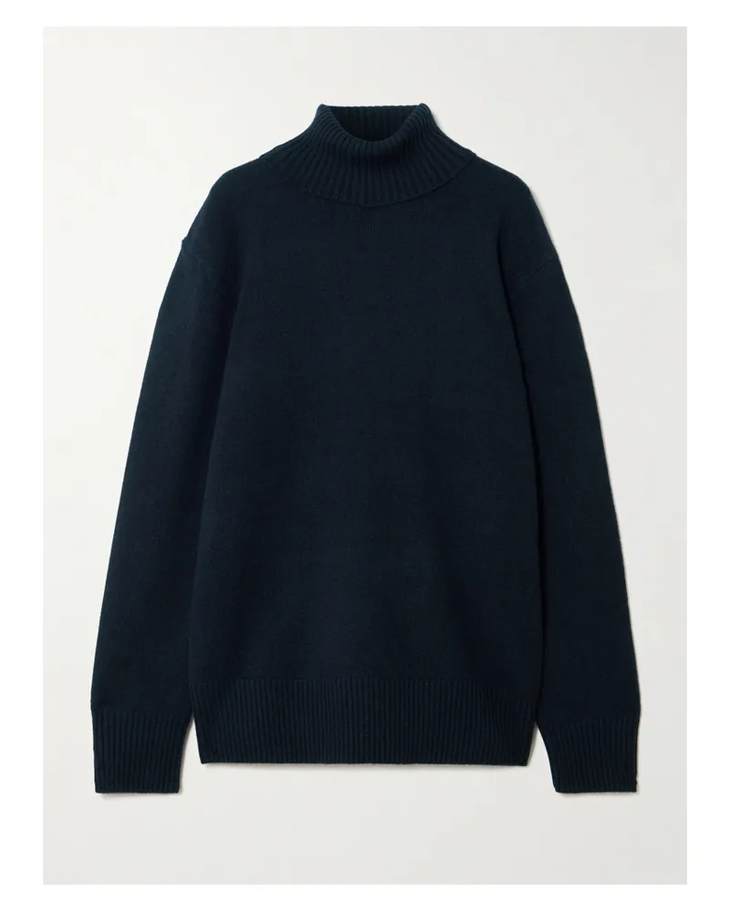 Totême Cashmere Turtleneck Sweater - Blue Blue