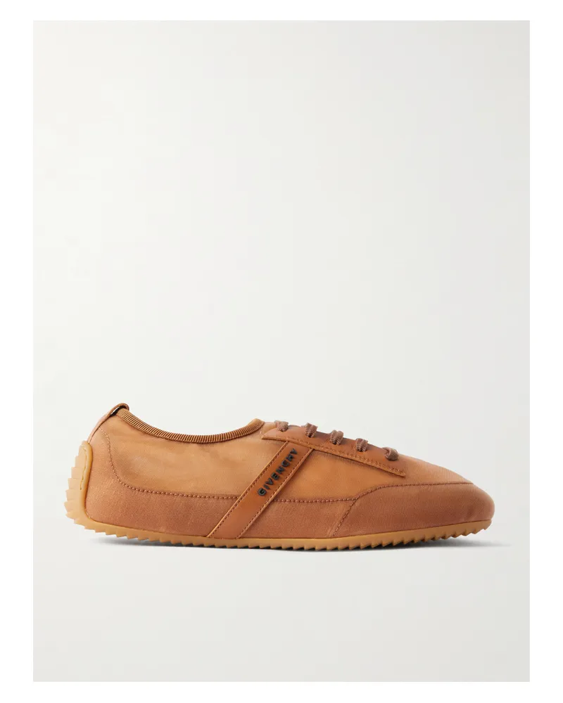 Givenchy Sneakers Aus Mesh Mit Lederbesätzen - Braun Braun