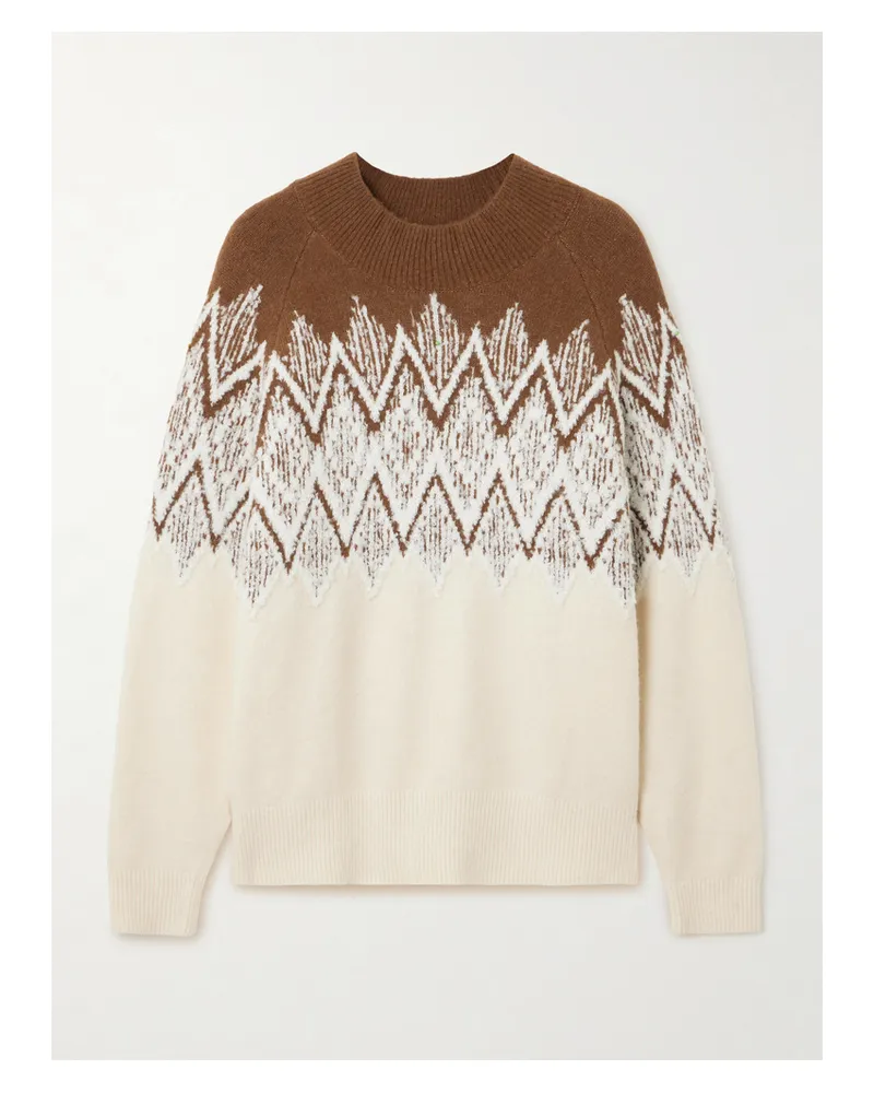 Varley Siren Pullover Mit Fair-isle-muster - Braun Braun