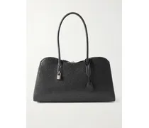 Ryder Textured Vegan Shoulder Bag - Gray