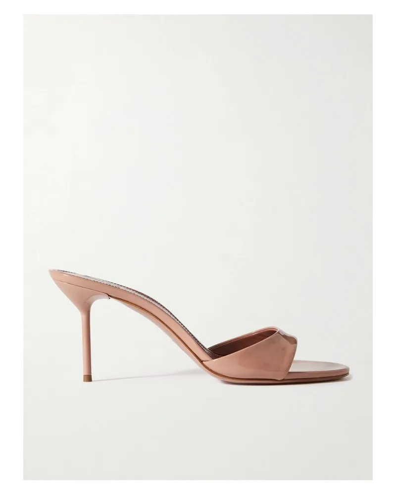 Paris Texas Lidia Mules Aus Lackleder - Pink Pink
