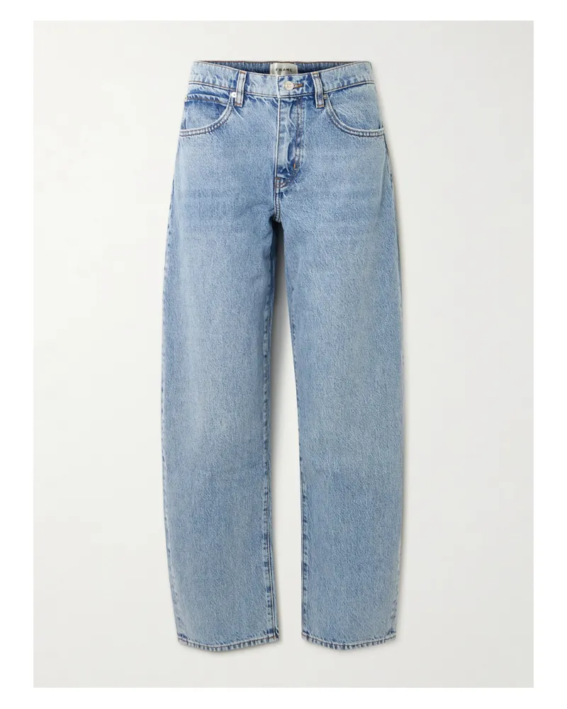 Frame Denim Low Slung Barrel Boyfriend-jeans - Blau Blau