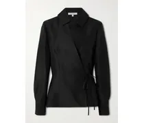 Seidenbluse - Schwarz
