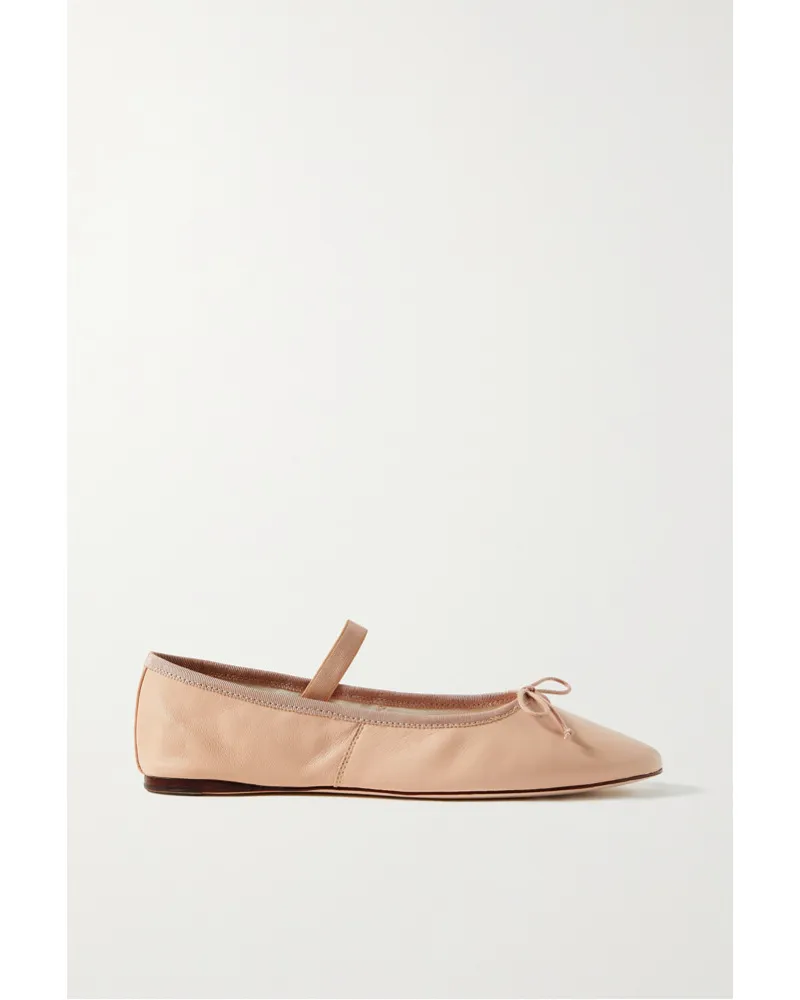 Loeffler Randall Leonie Ballerinas aus Leder Pink